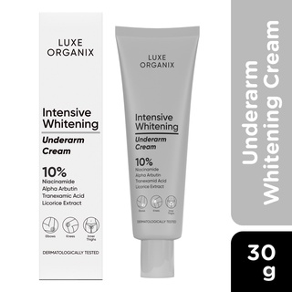 5 Pcs LUXE ORGANIX Intensive Whitening Underarm Cream 10% Niacinamide 30g