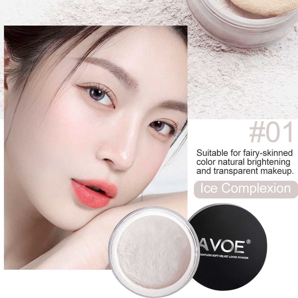 5 Pcs AVOE Loose Powder (Ice Complextion)