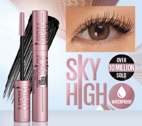 5 Pcs MAYBELLINE Lash Sensational Sky High Mascara 6ml (Black)