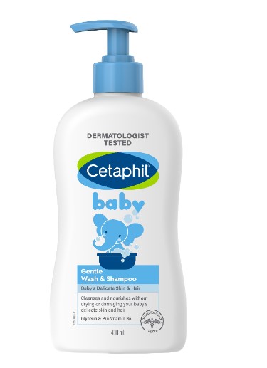 5 Pcs CETAPHIL Baby Wash & Shampoo Pump 400ml