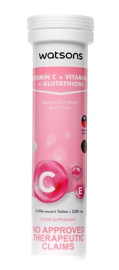 5 Bottles WATSONS Vitamin C + Vitamin E + Glutathione 2500mg