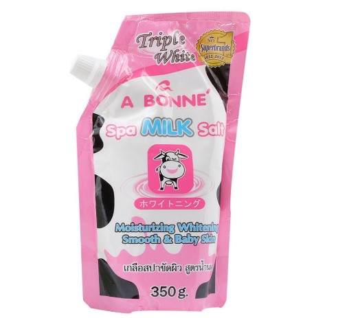 5 Pcs A BONNE Milk Salt Spa 350g