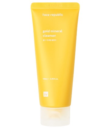 5 Pcs FACE REPUBLIC Gold Mineral Cleanser 100ml