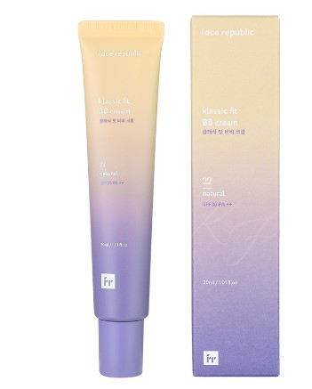 5 Pcs FACE REPUBLIC Klassic Fit BB Cream - 22 Natural SPF30+ PA++ 30ml