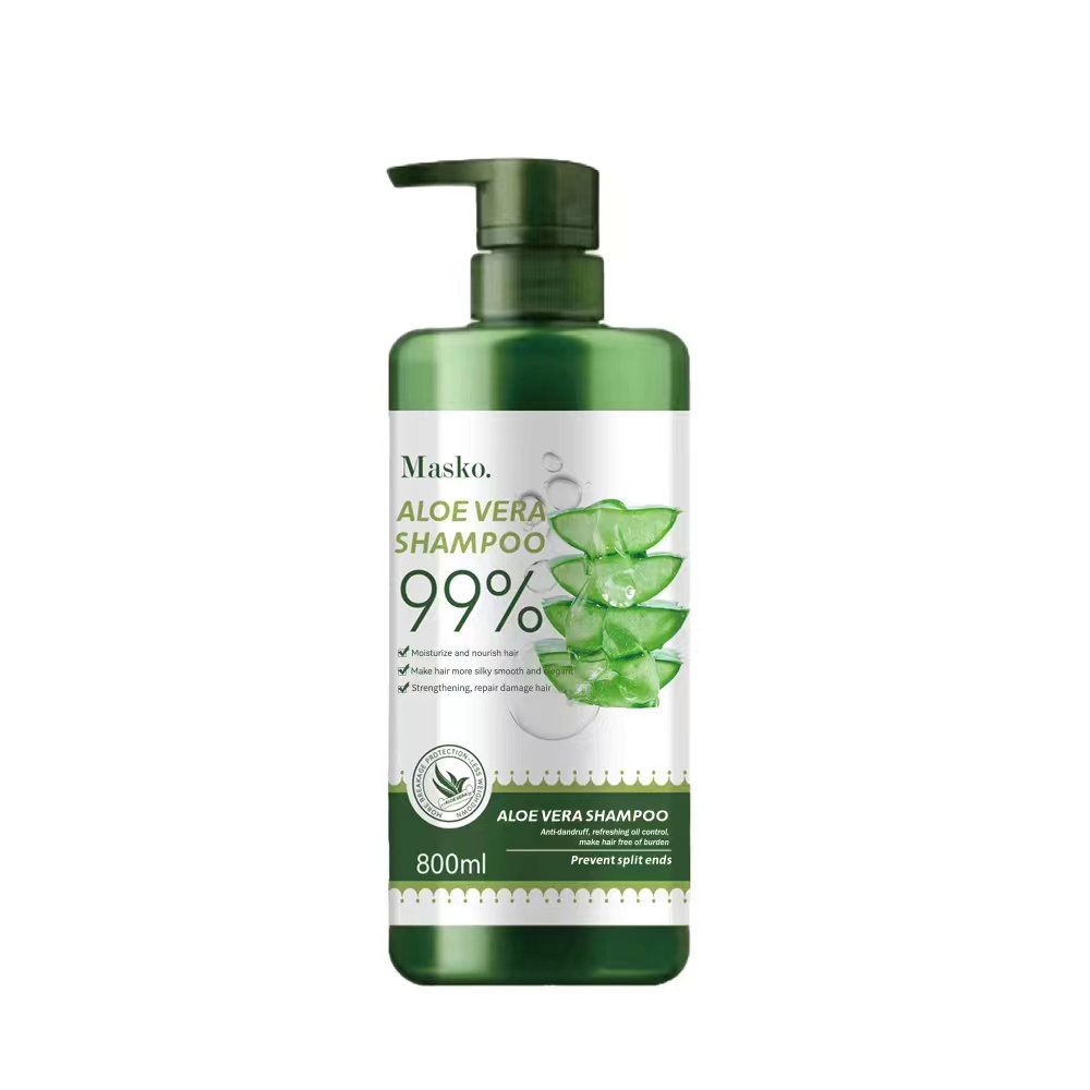 5 Pcs 92% Aloe Vera  Hair Shampoo 800ml