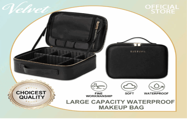 Travel Makeup Cosmetic Case
