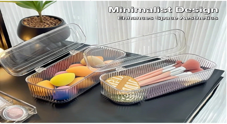 Transparent Cosmetic Storage Box