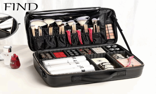 FIND Travel Makeup Cosmetic Case