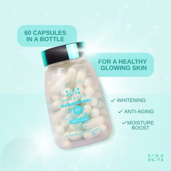 Nekothione 9 in 1 Glutathione Whitening Capsules