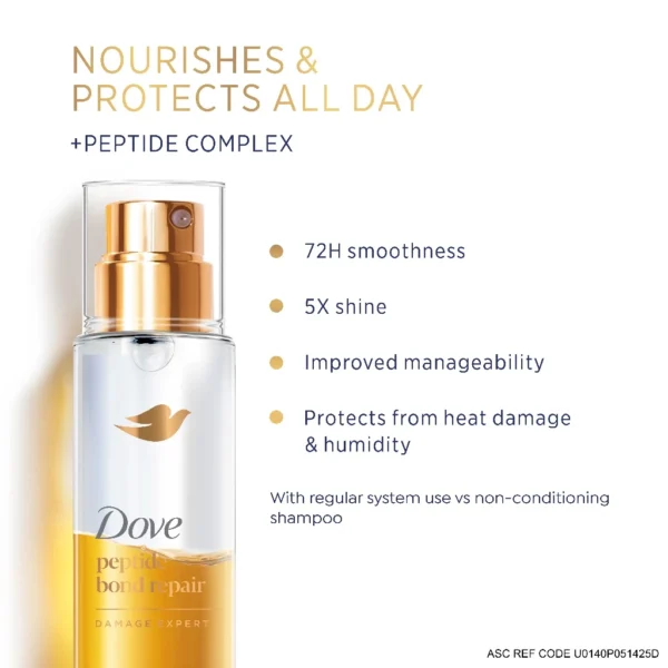 Dove Peptide Bond Repair Bi-Phased Serum and Oil Spray - Image 2