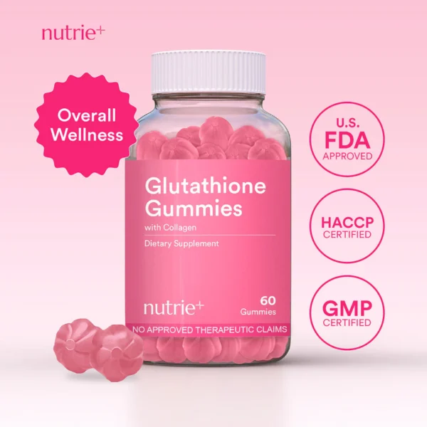 Nutrie Glutathione With Collagen Gummies 60pcs