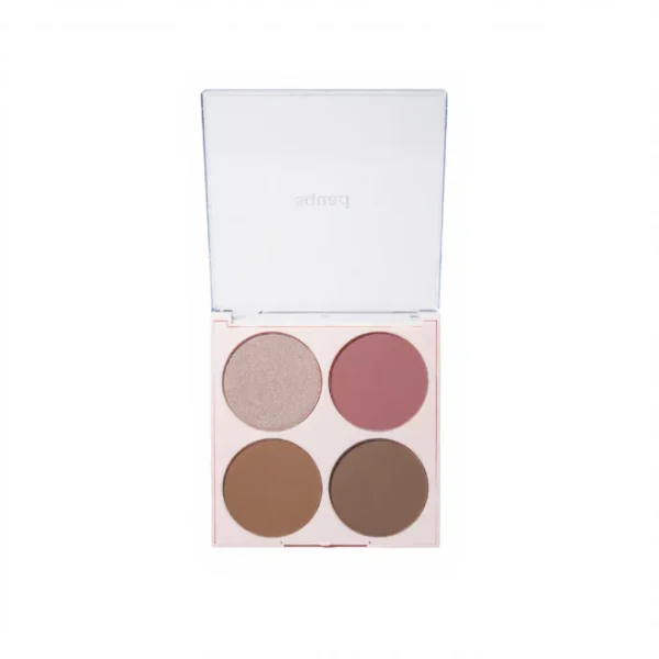 Squad Cosmetics 4-in-1 Face Palette for Effortless, Natural-Looking Blends - Image 2